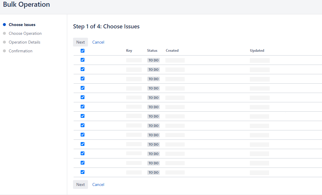 Choosing tests