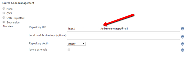 Subversion URL